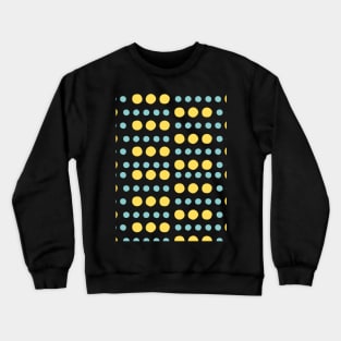 Minimal Circle Shapes Pattern Crewneck Sweatshirt